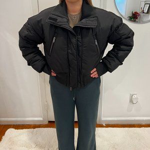 NWOT Puffer Bomber Coat - Free People Movement